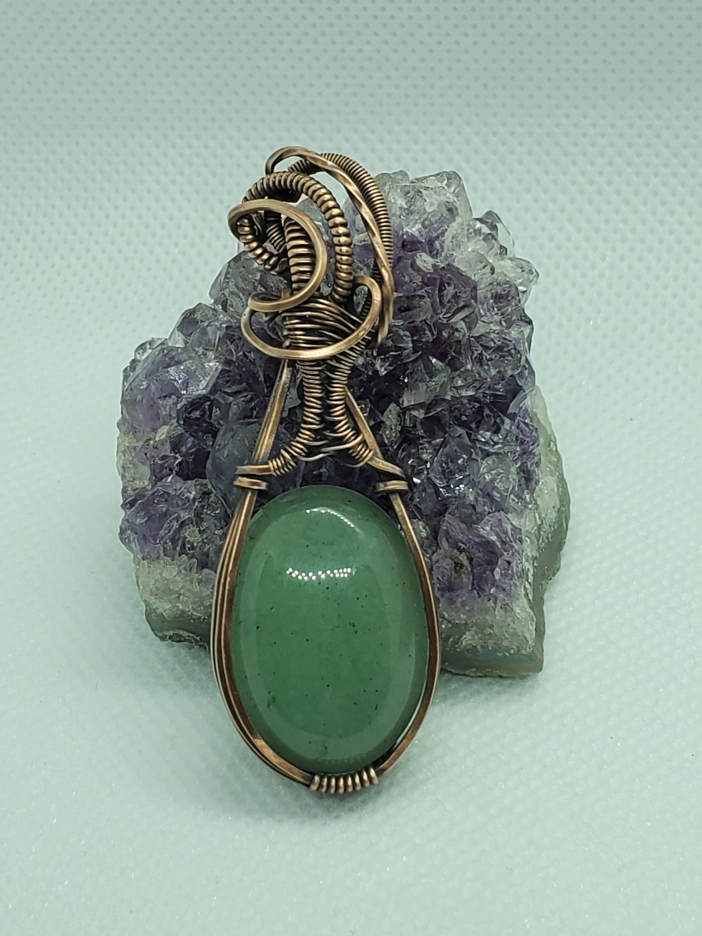 Green Aventurine in copper