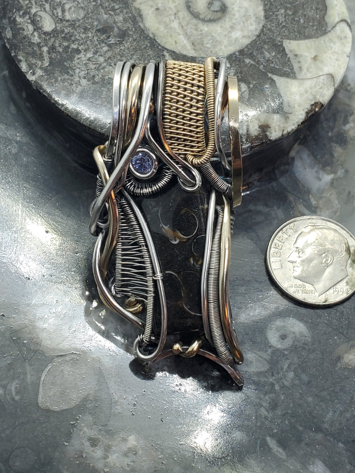 Fossil pendant