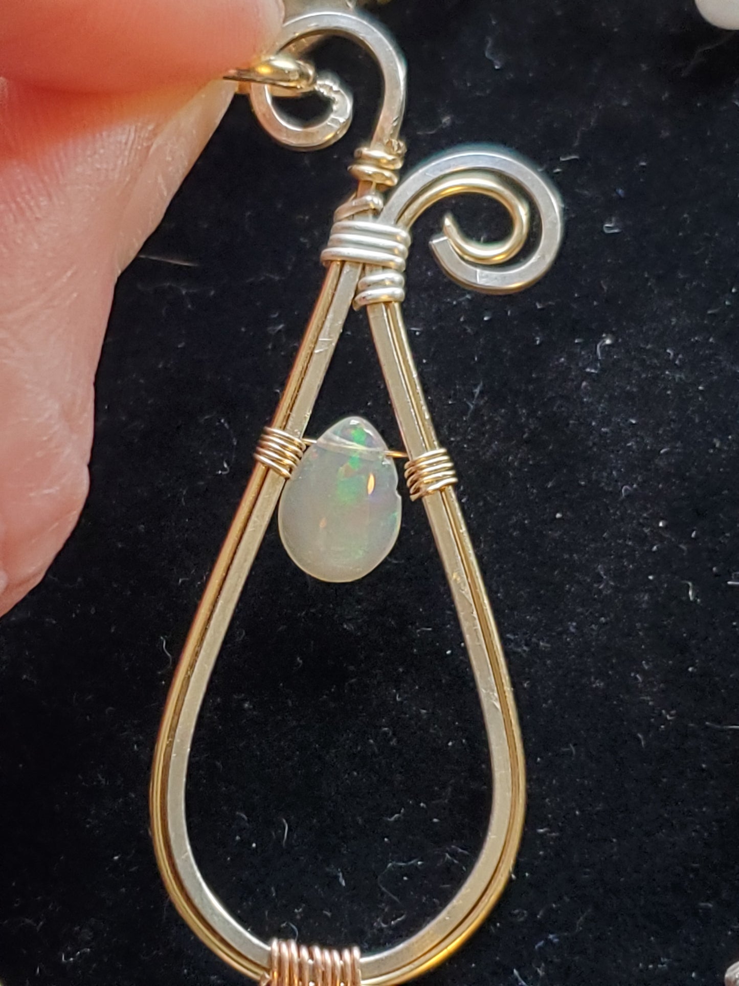 Minimalist opal swoosh