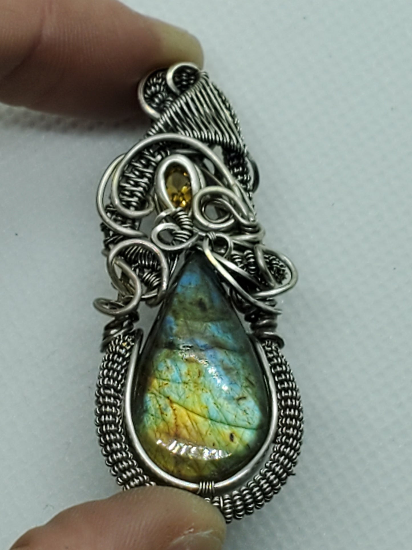 Labradorite & citrine