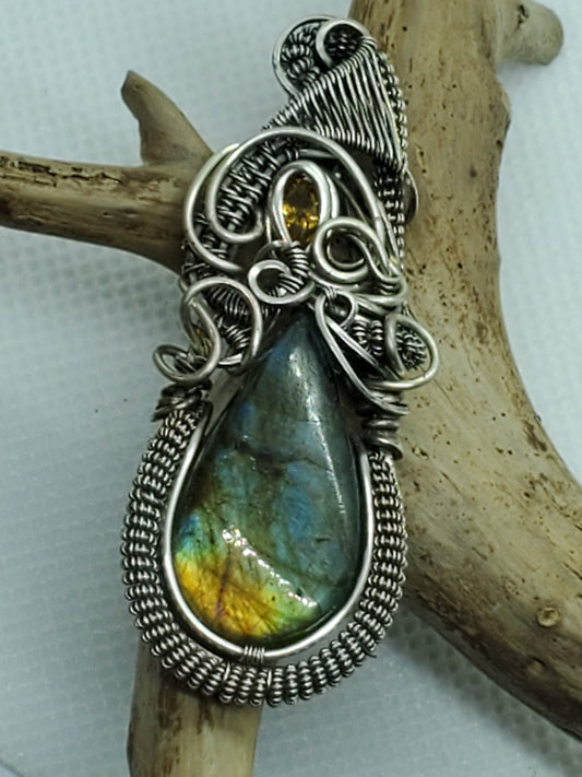 Labradorite & citrine