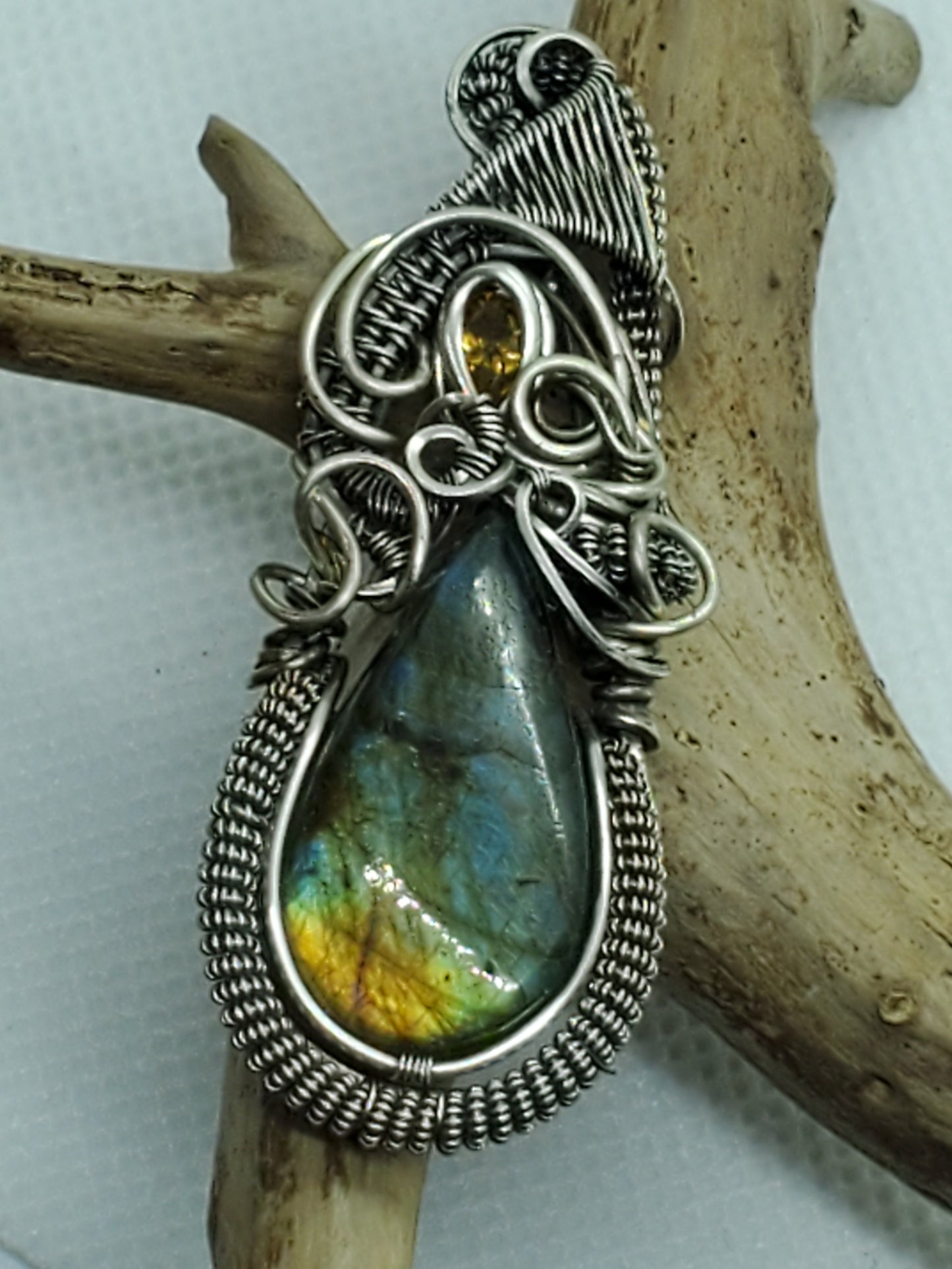 Labradorite & citrine
