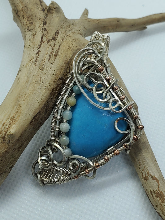 Turquoise and amazonite beads