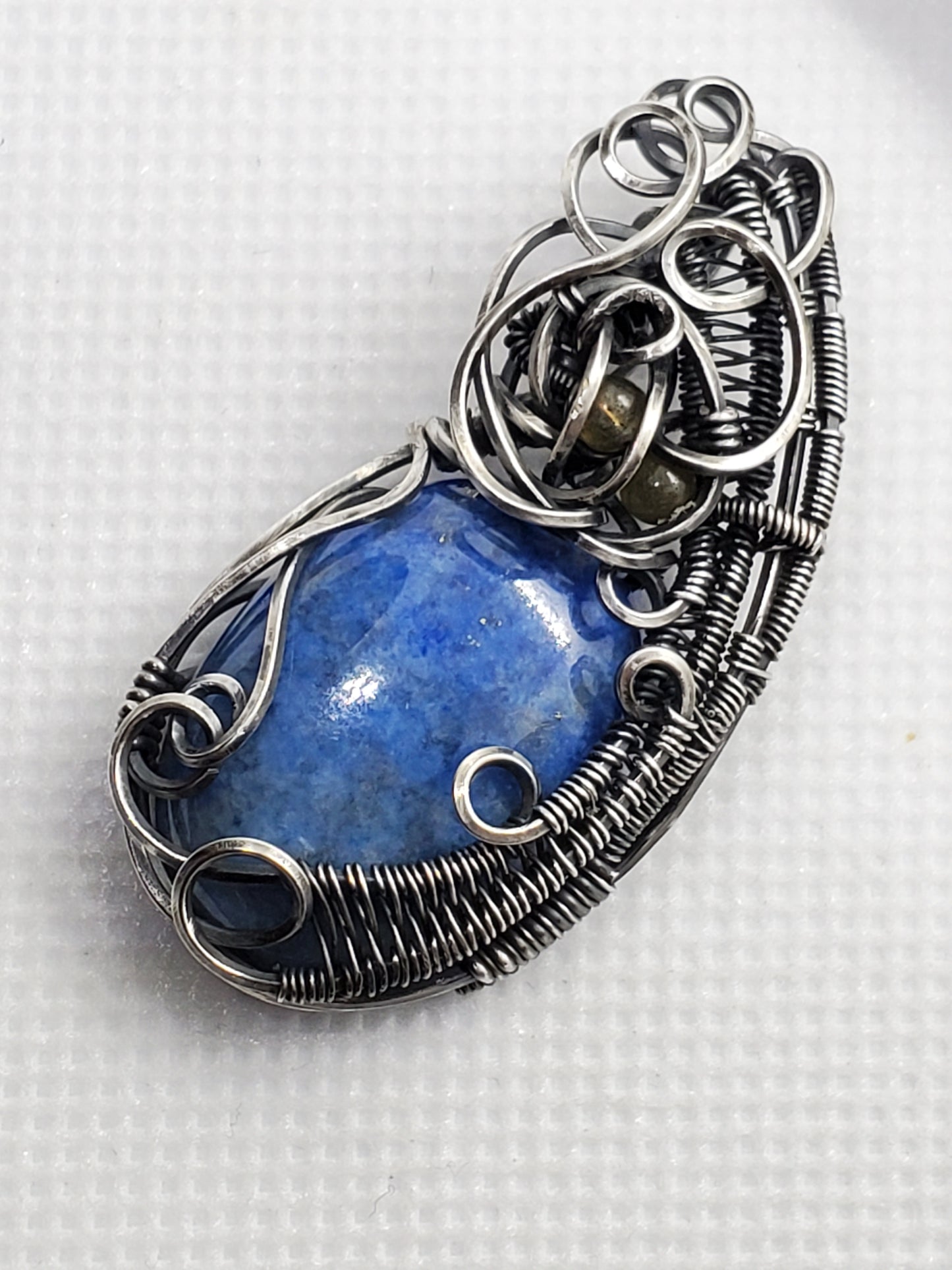 Denim agate & moonstone