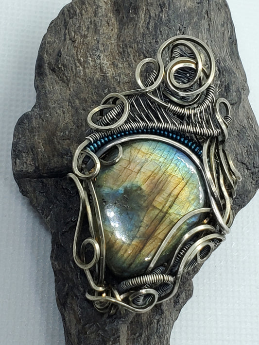 Labradorite blue/gold