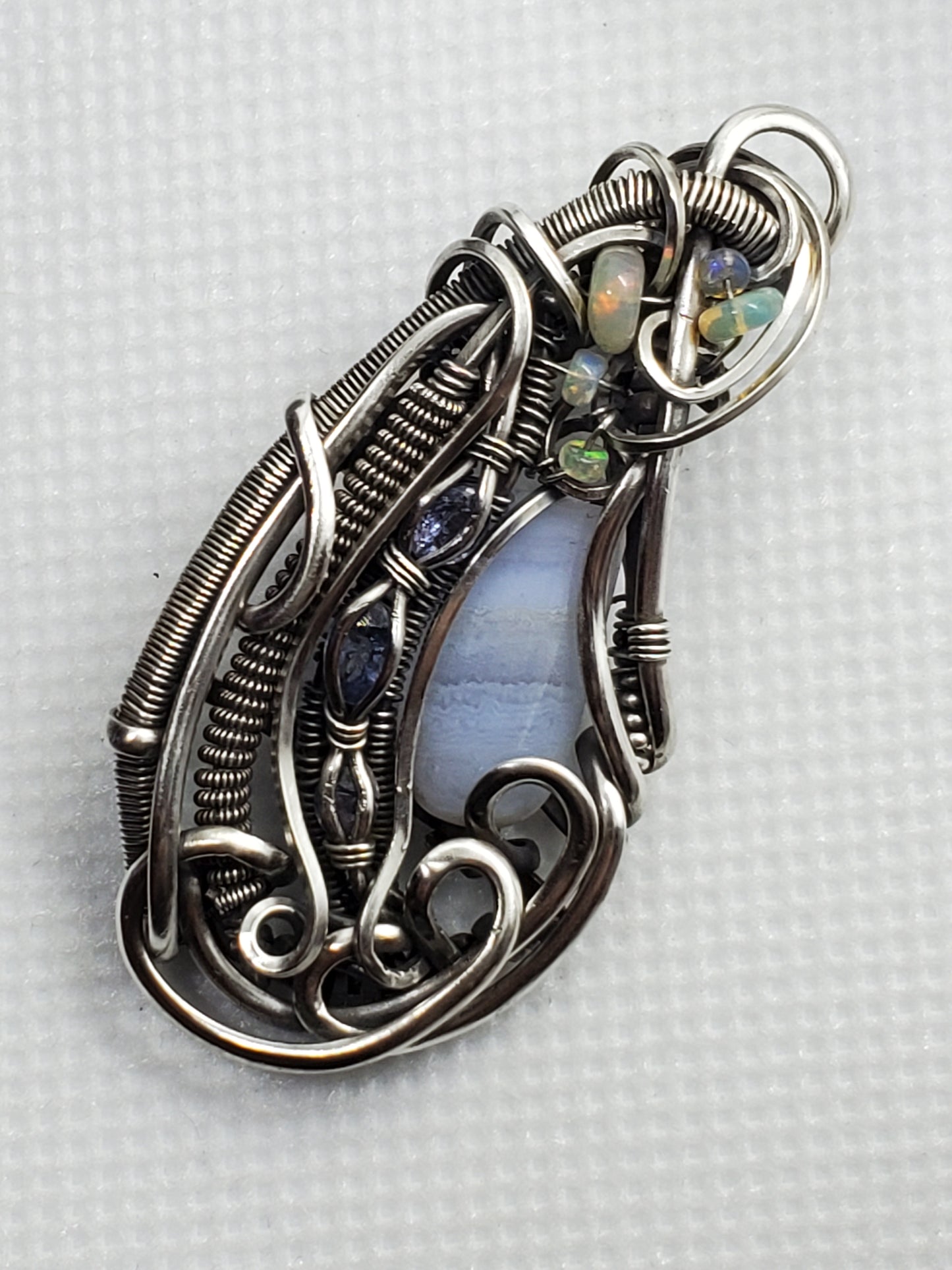 Blue lace agate