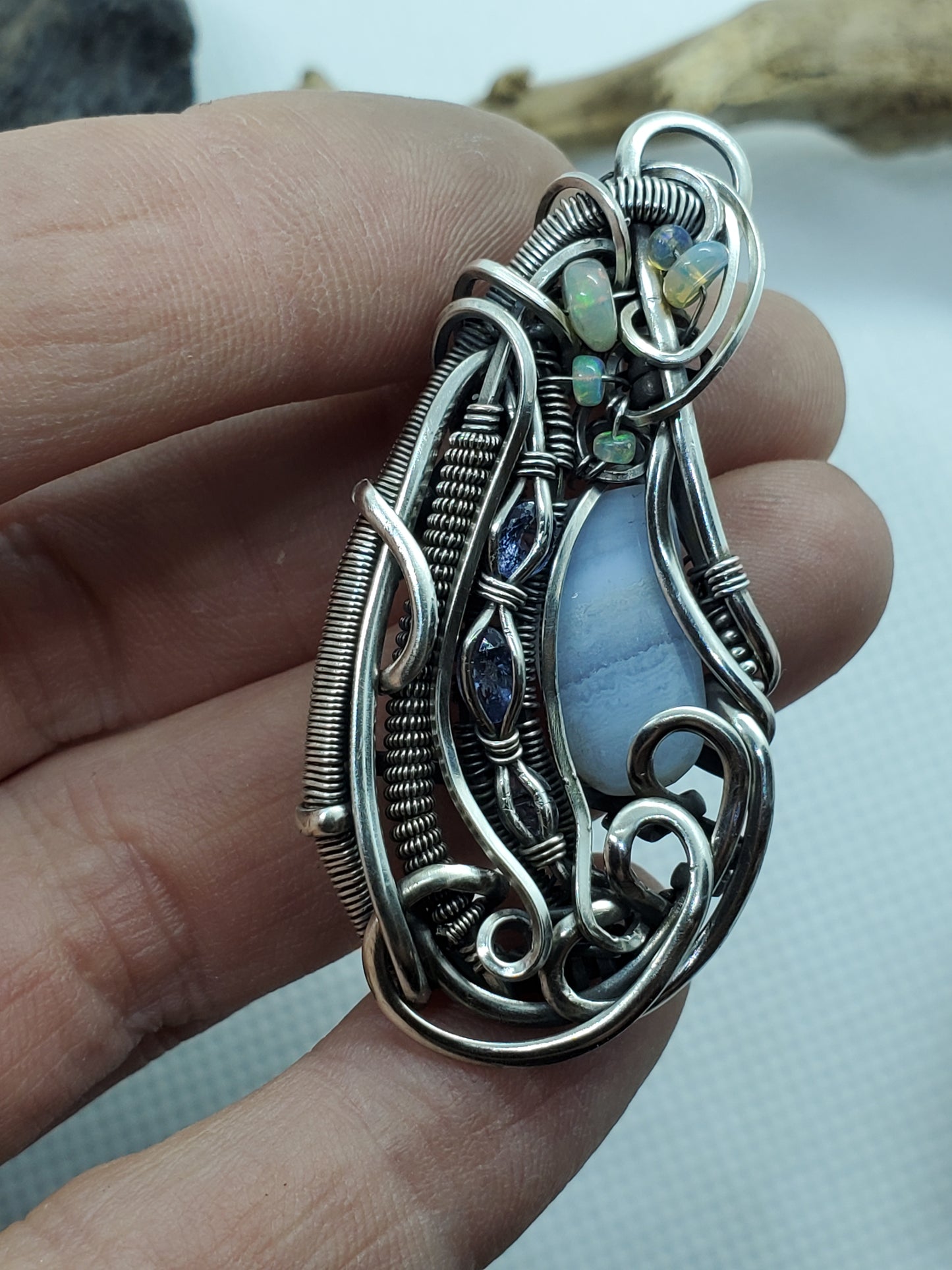 Blue lace agate