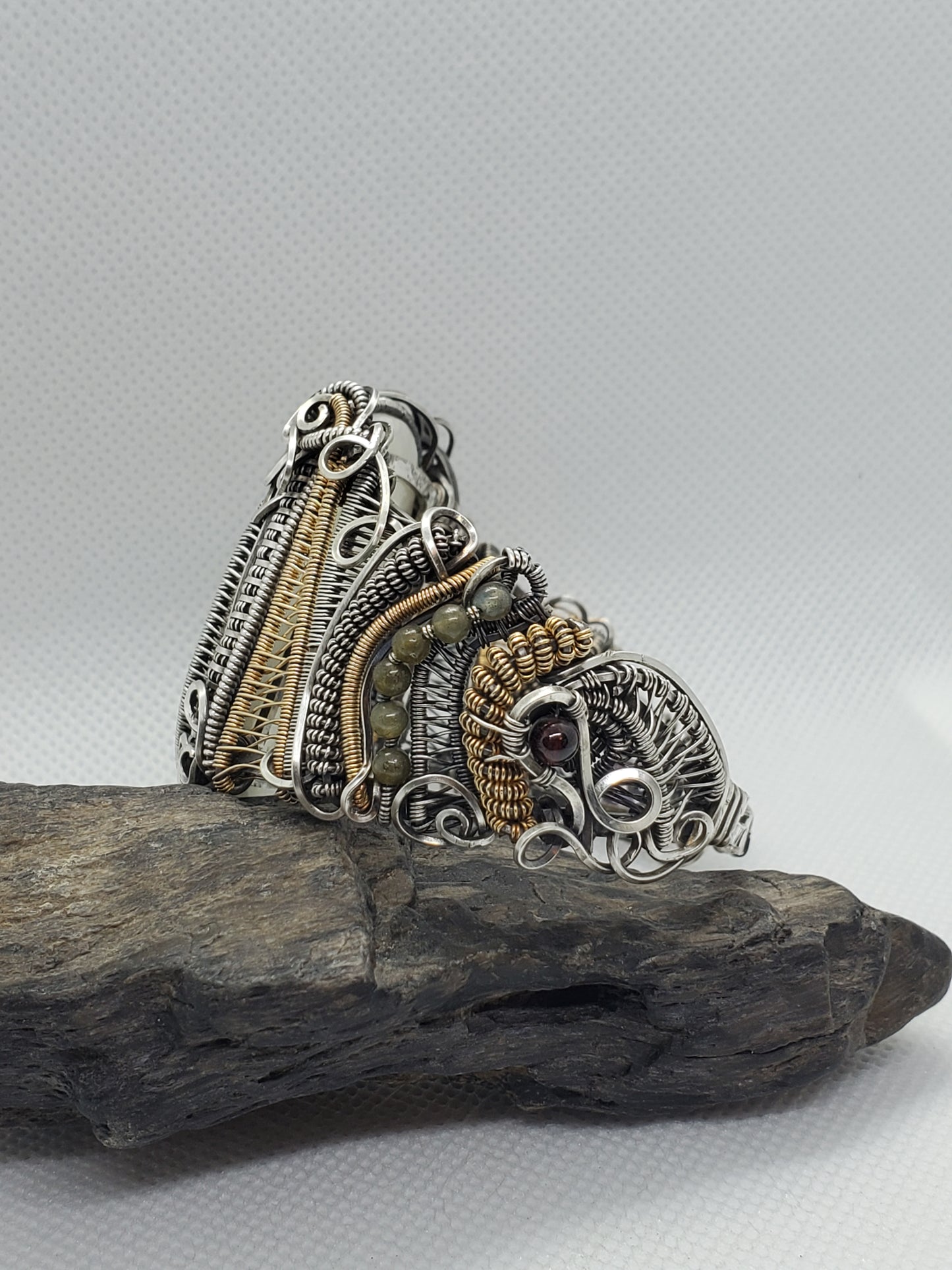 Moonstone cuff