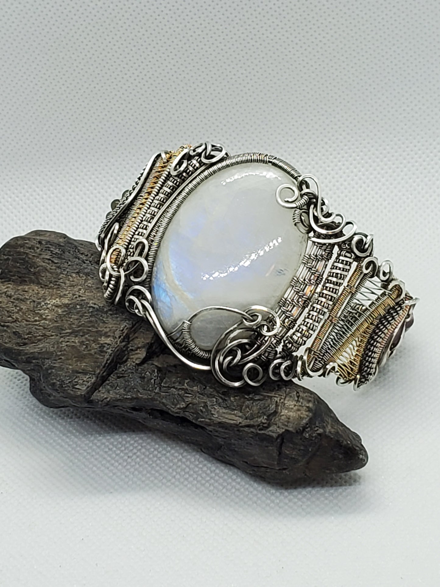 Moonstone cuff