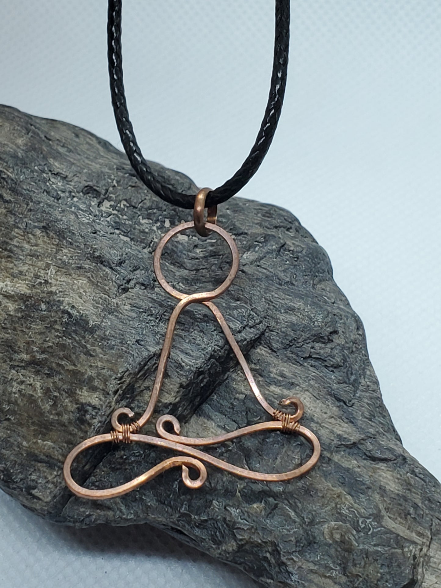 Meditation goddess copper