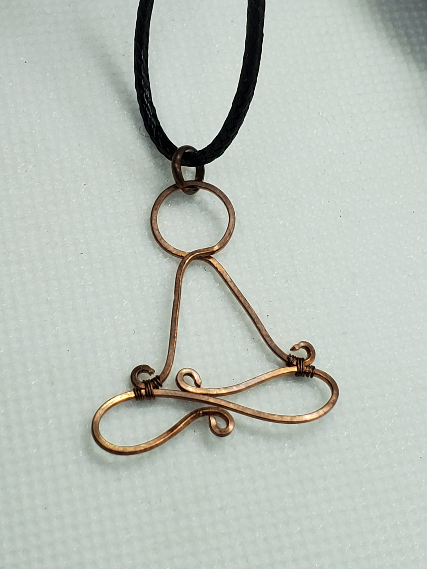 Meditation goddess copper