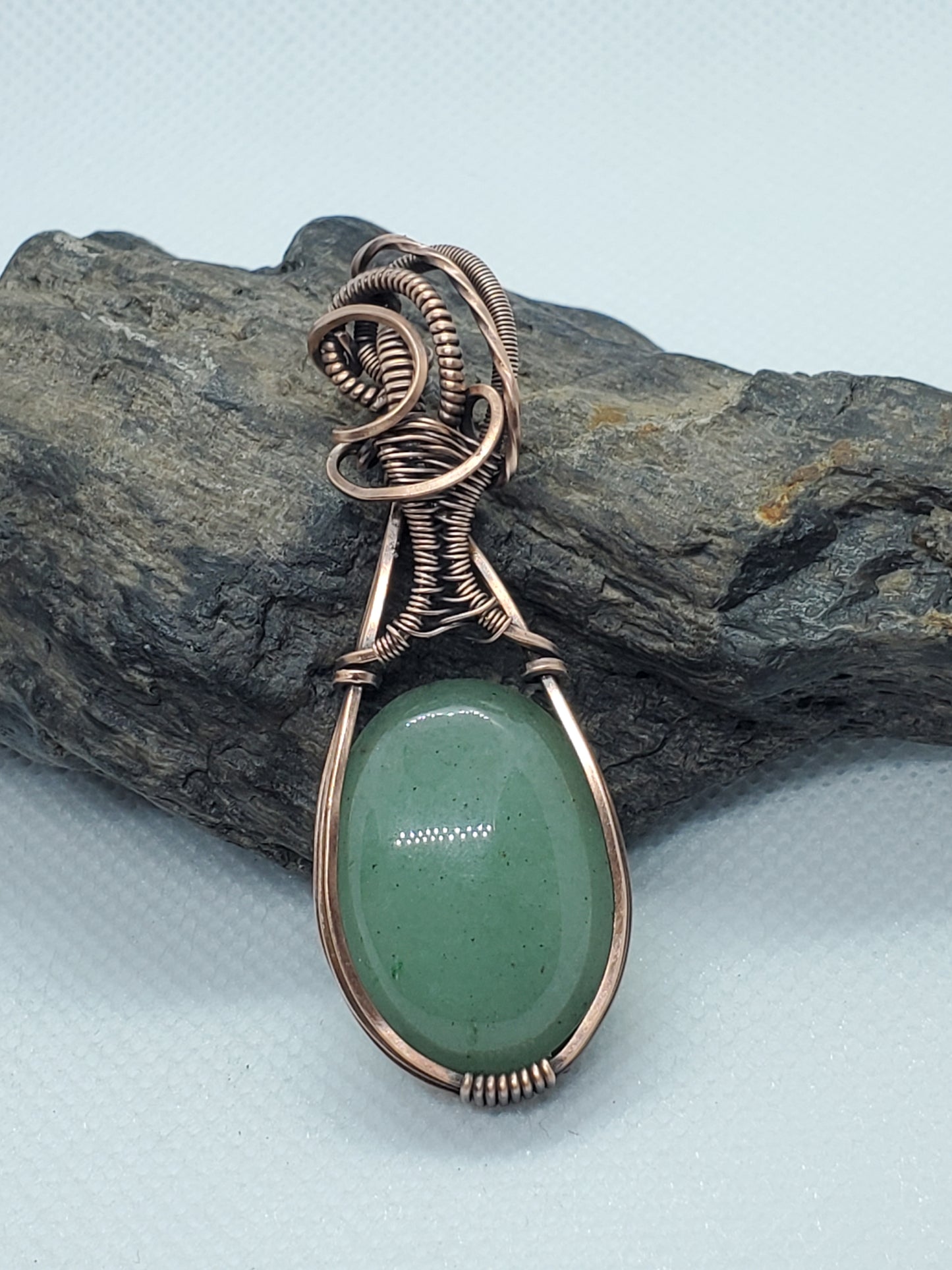 Green Aventurine in copper