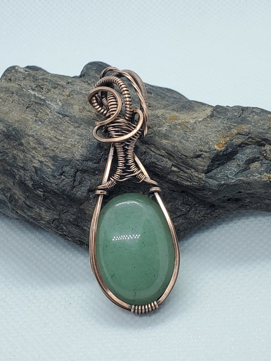 Green Aventurine in copper