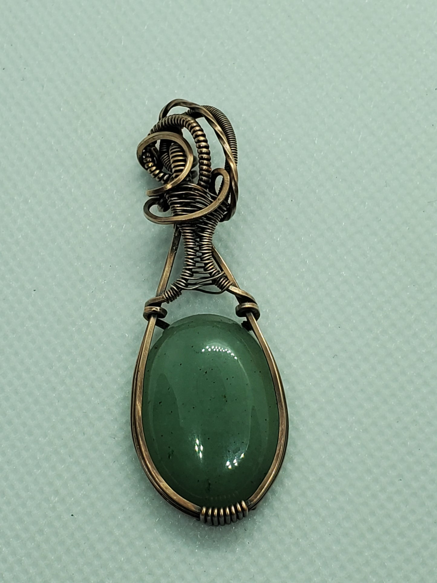 Green Aventurine in copper