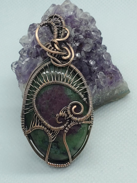 Ruby Zoisite mushroom