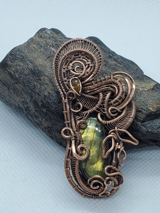 Lemon labradorite