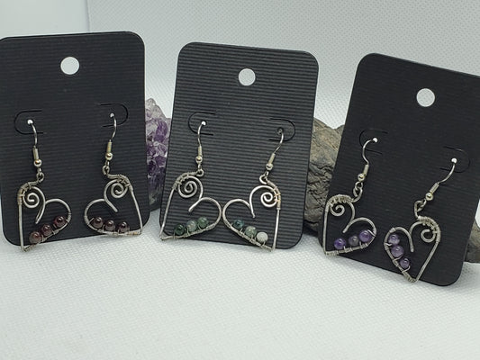 Heart earrings