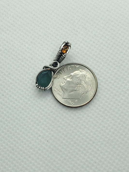 Grandiderite & imperial topaz mini