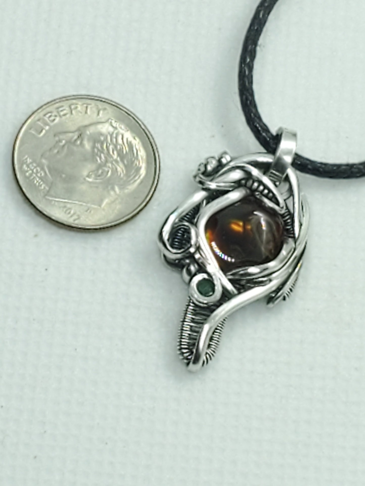 Fire agate mushroom mini