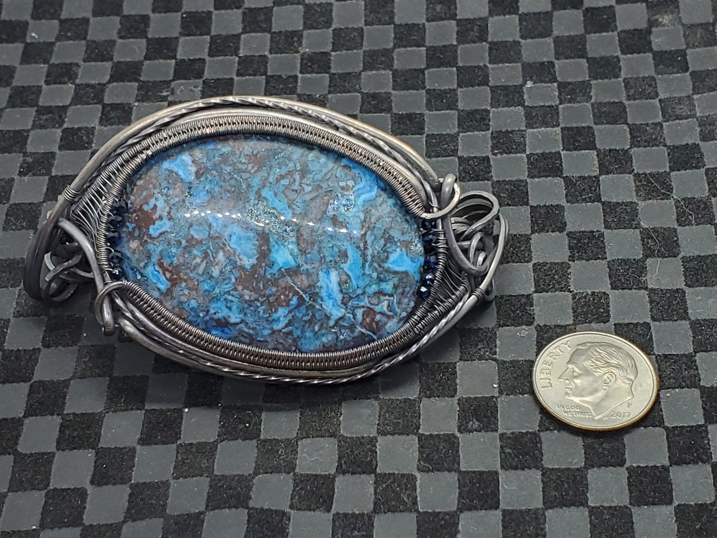 Azurite bracelet
