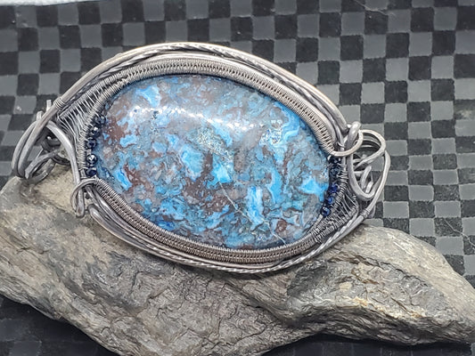 Azurite bracelet