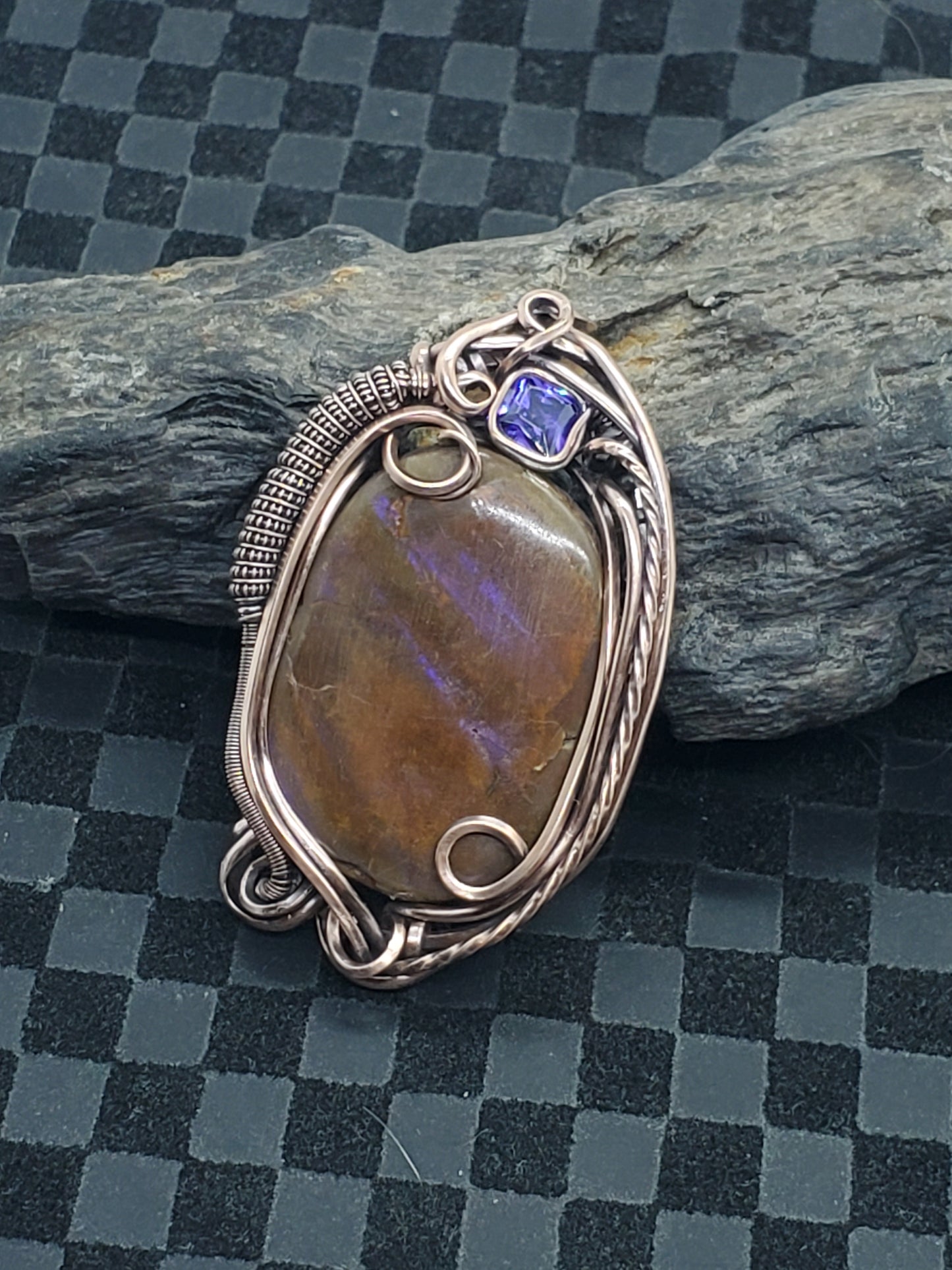 Ammolite & tanzanite