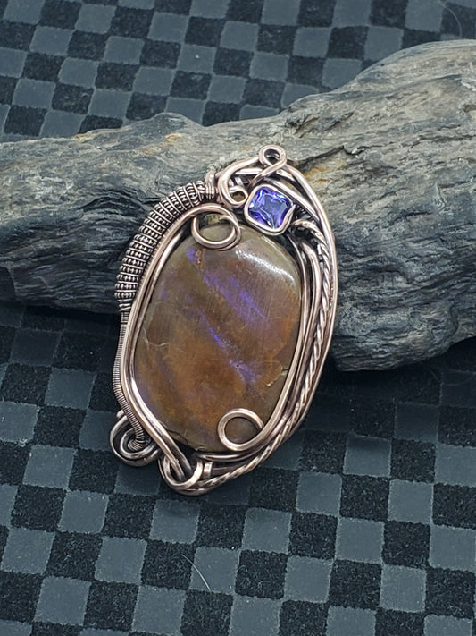 Ammolite & tanzanite