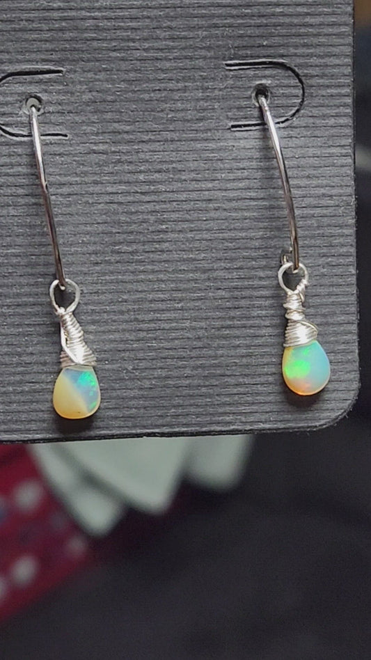 Opal tear drops